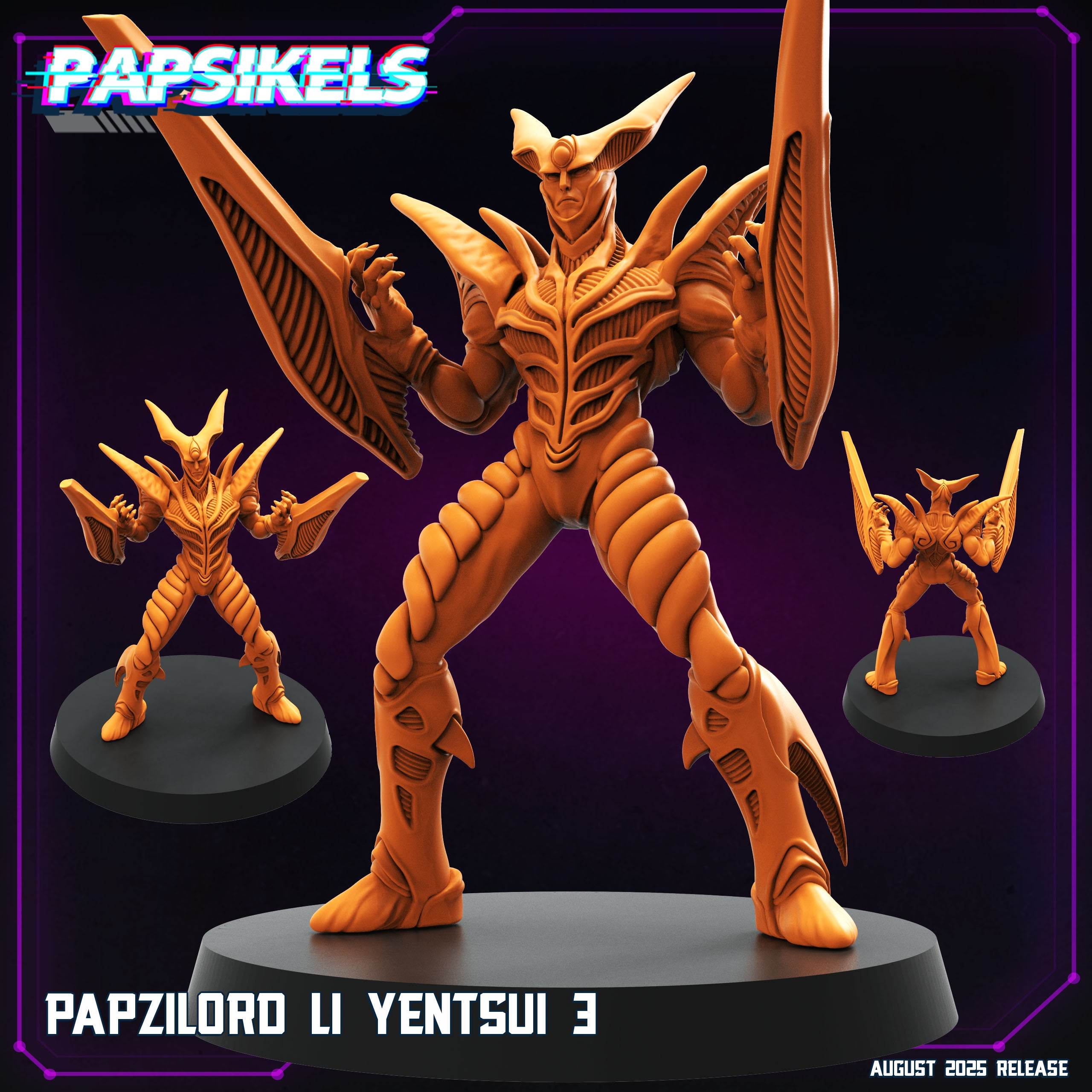 Cyberpunk August '25 by Papasikels Miniatures 3D Printed Sci