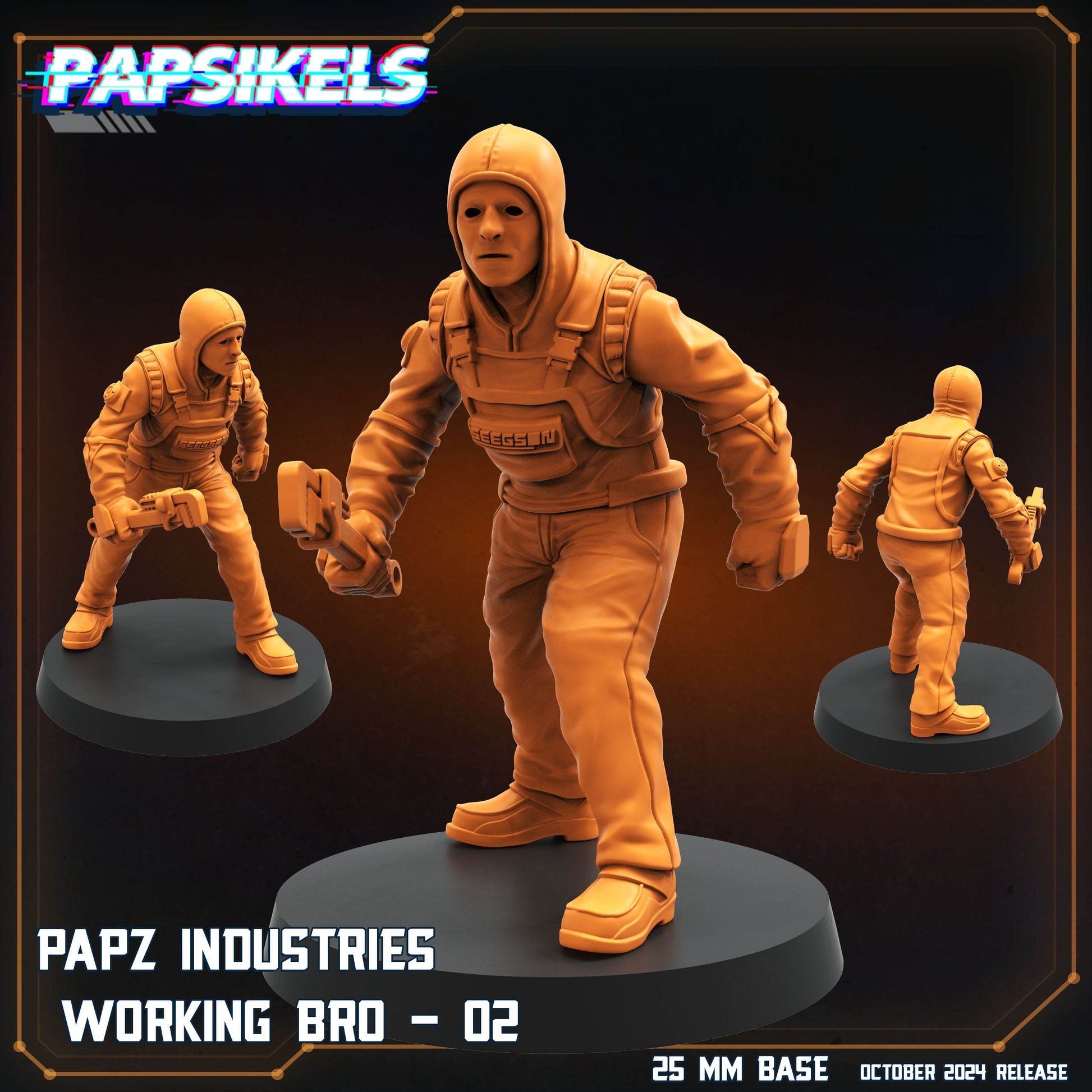 Aliens Vs Humans - Scavenger by Papsikels Miniatures 3D Printed Sci-Fi Warhammer Resin Miniatures by Magical Mini Workshop