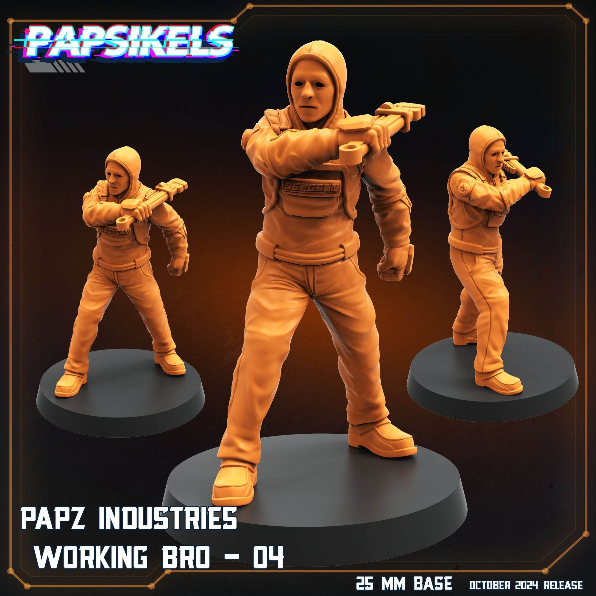 Aliens Vs Humans - Scavenger by Papsikels Miniatures 3D Printed Sci-Fi Warhammer Resin Miniatures by Magical Mini Workshop