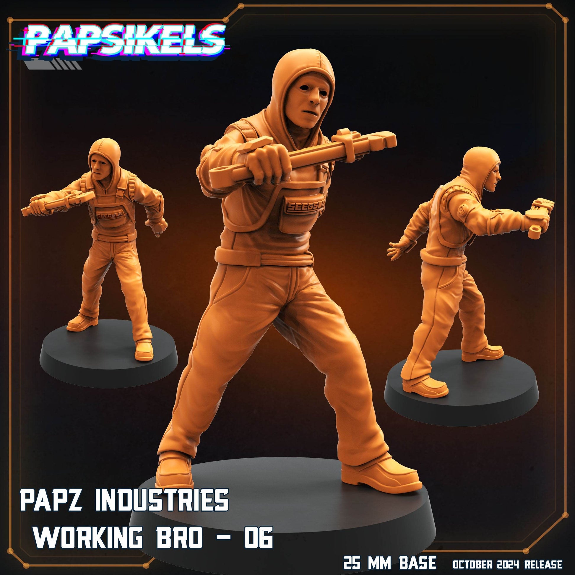 Aliens Vs Humans - Scavenger by Papsikels Miniatures 3D Printed Sci-Fi Warhammer Resin Miniatures by Magical Mini Workshop