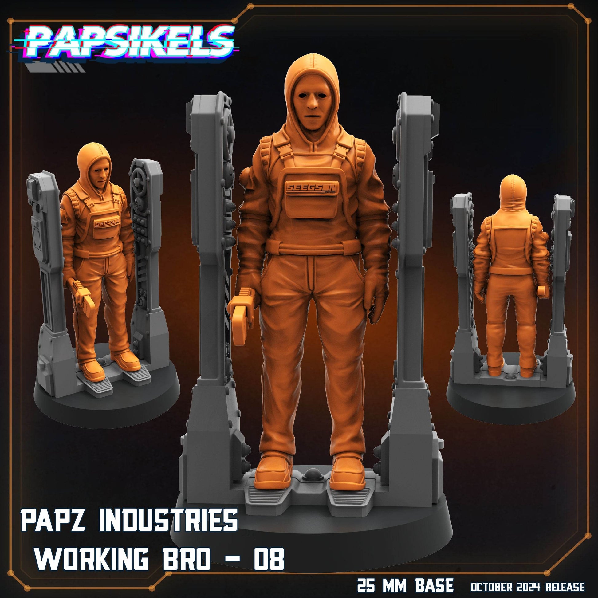 Aliens Vs Humans - Scavenger by Papsikels Miniatures 3D Printed Sci-Fi Warhammer Resin Miniatures by Magical Mini Workshop