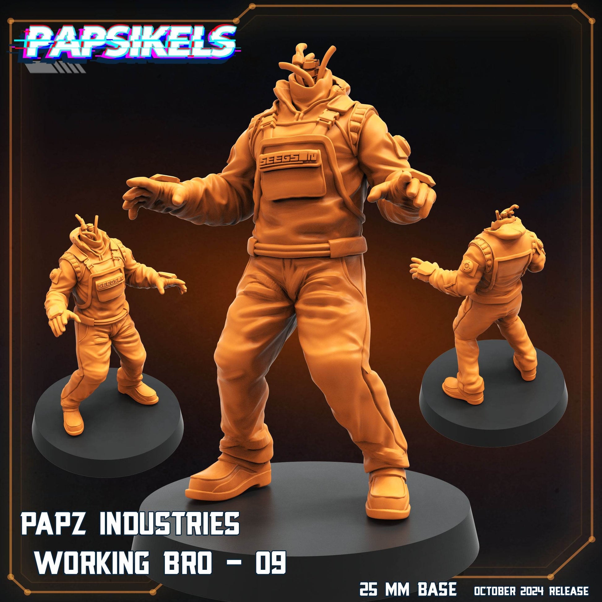Aliens Vs Humans - Scavenger by Papsikels Miniatures 3D Printed Sci-Fi Warhammer Resin Miniatures by Magical Mini Workshop