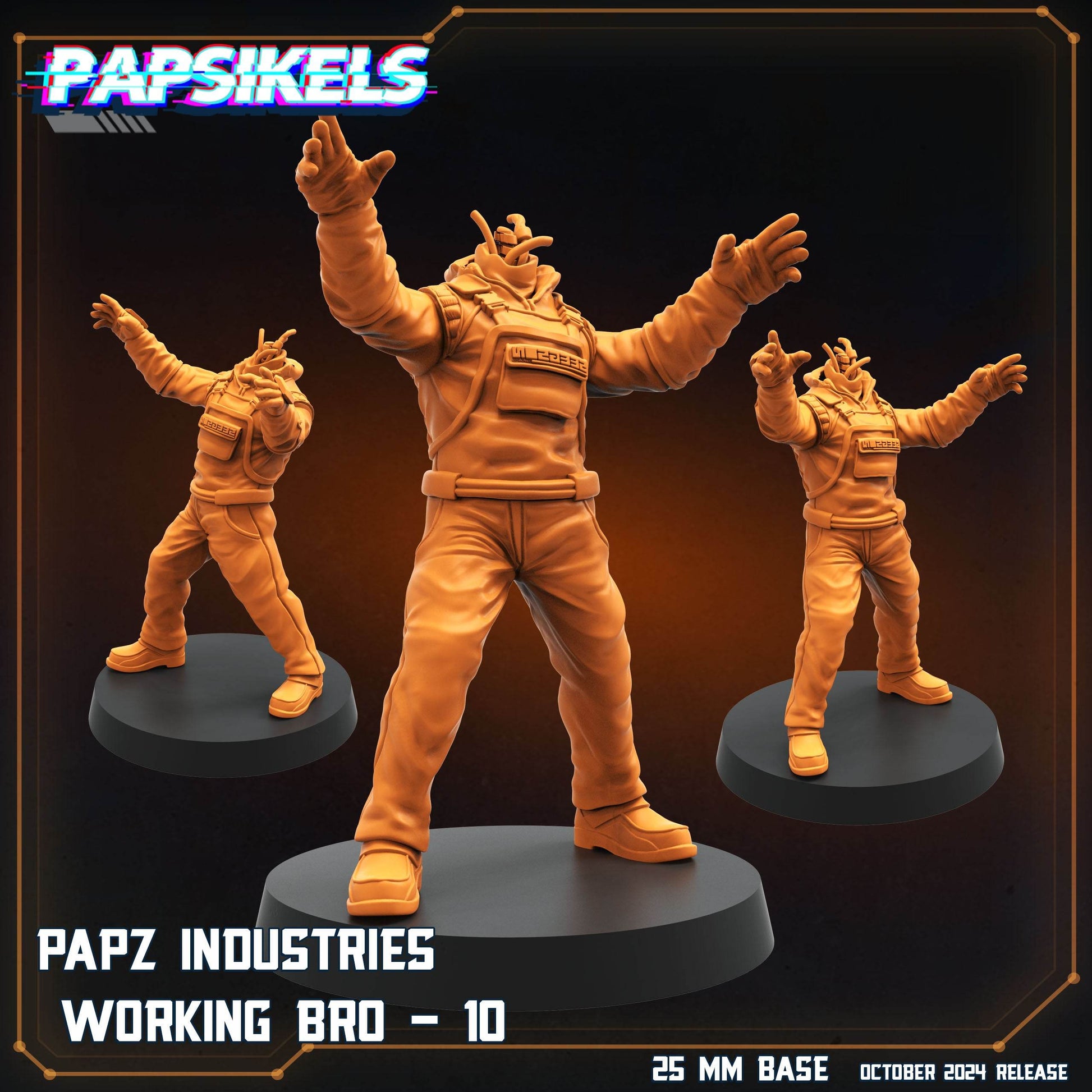 Aliens Vs Humans - Scavenger by Papsikels Miniatures 3D Printed Sci-Fi Warhammer Resin Miniatures by Magical Mini Workshop