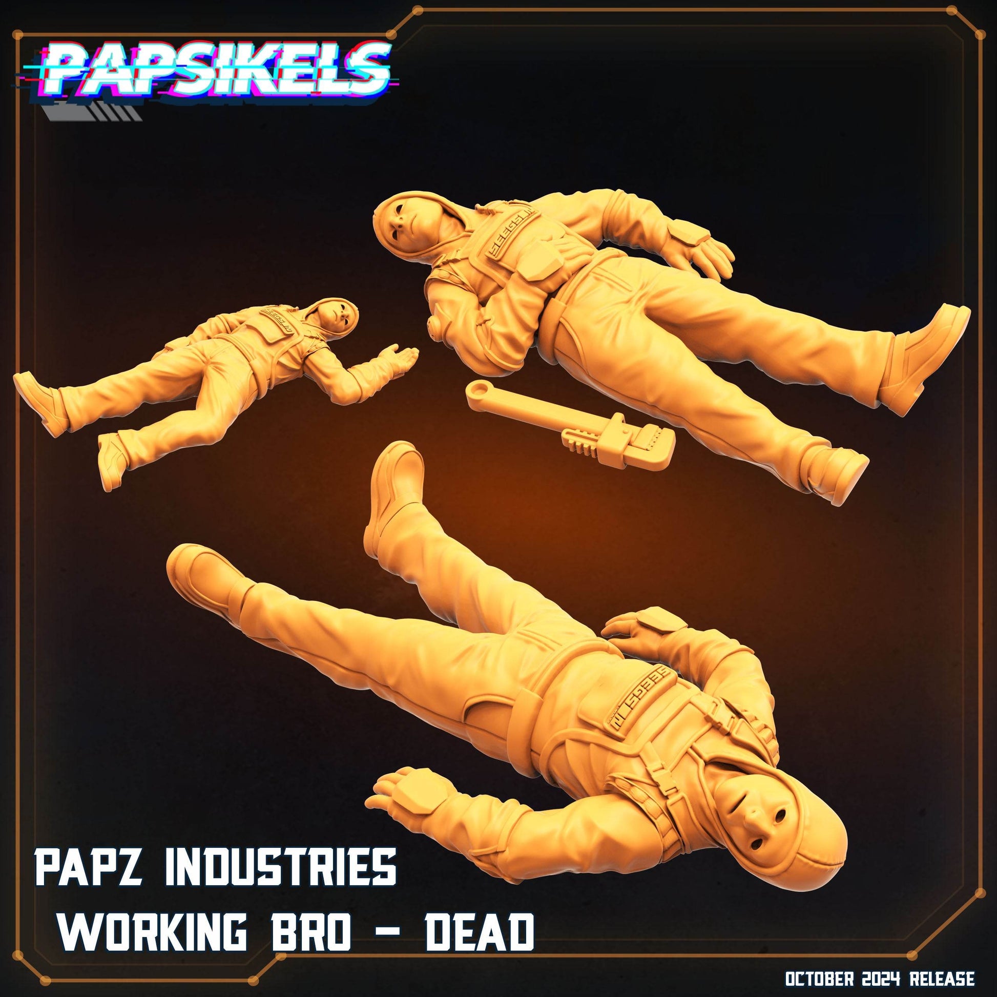 Aliens Vs Humans - Scavenger by Papsikels Miniatures 3D Printed Sci-Fi Warhammer Resin Miniatures by Magical Mini Workshop