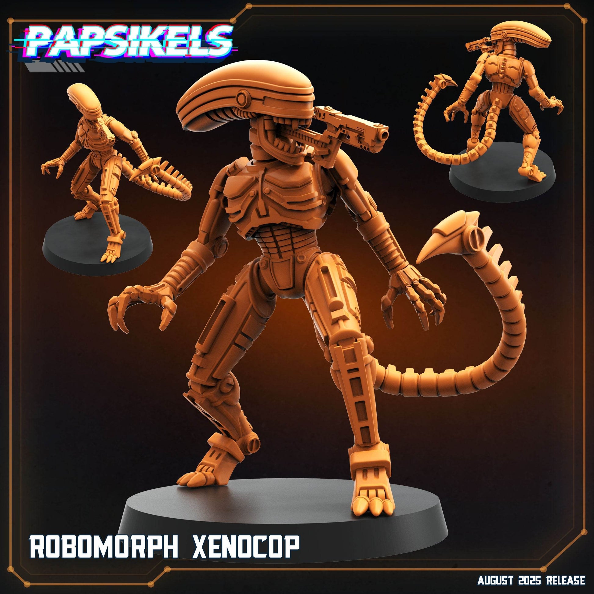 Aliens Vs Humans - Ground Zero by Papsikels Miniatures 3D Printed Sci-Fi Warhammer Resin Miniatures by Magical Mini Workshop