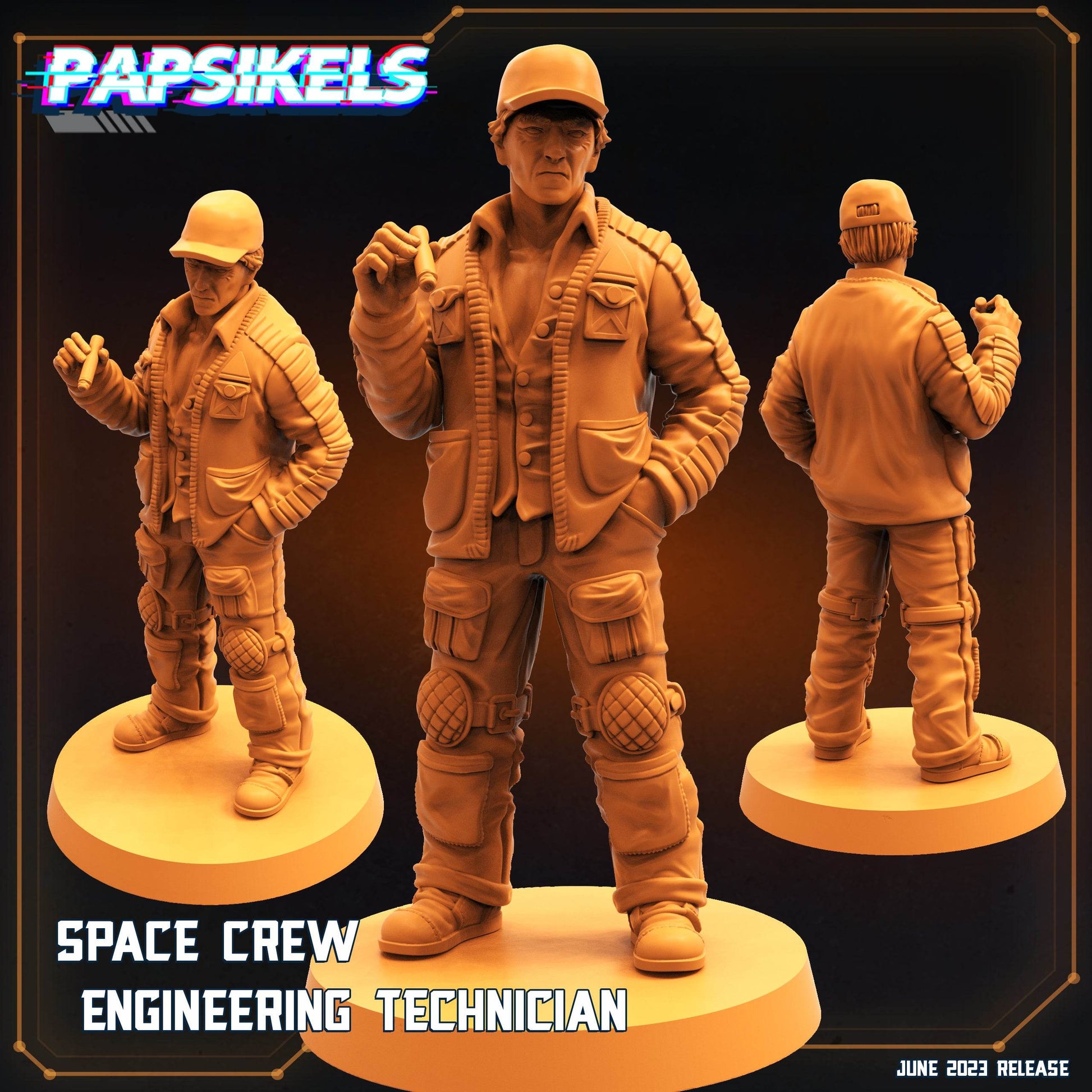Aliens Vs Humans Vol 5 by Papsikels Miniatures 3D Printed Sci-Fi Warhammer Resin Miniatures by Magical Mini Workshop