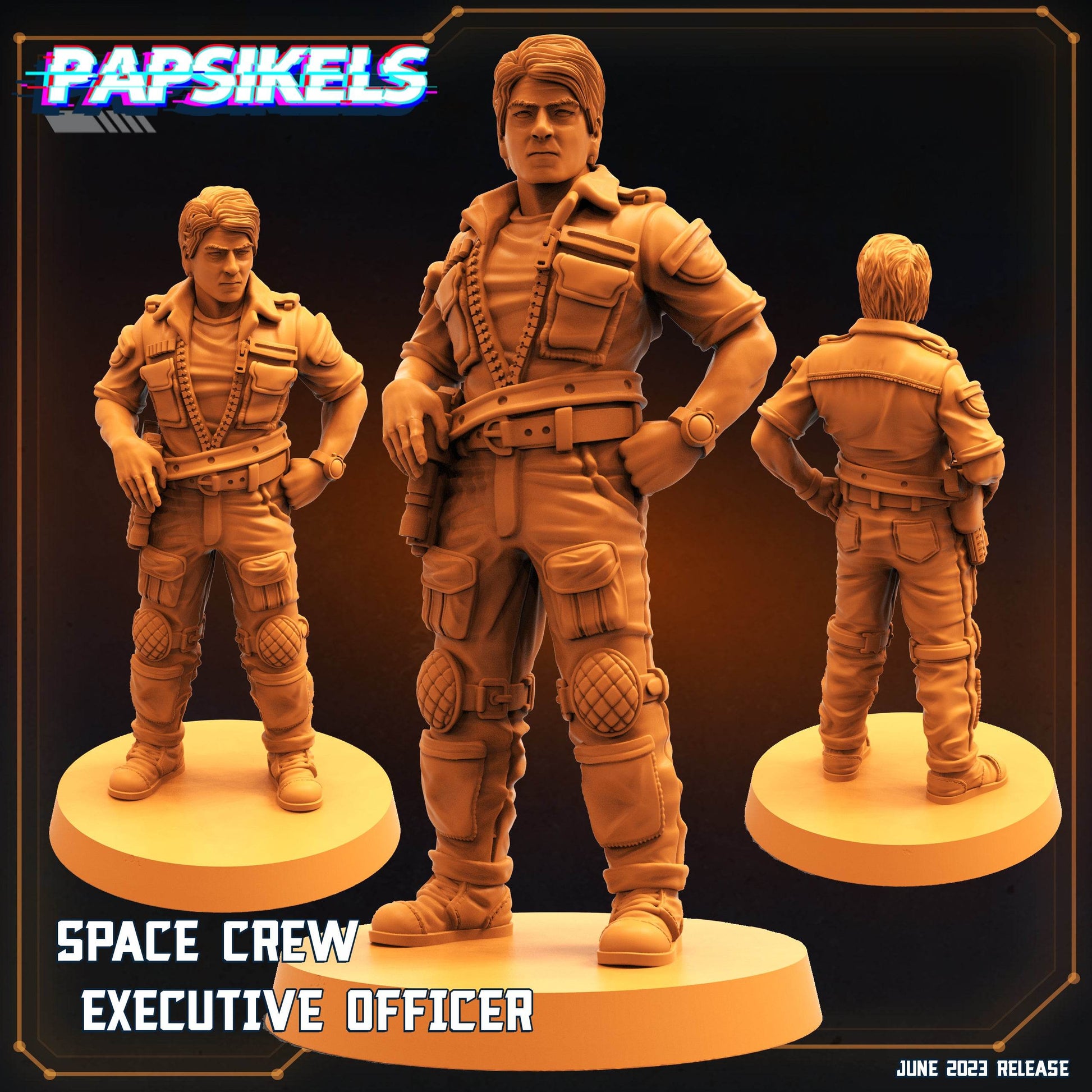 Aliens Vs Humans Vol 5 by Papsikels Miniatures 3D Printed Sci-Fi Warhammer Resin Miniatures by Magical Mini Workshop