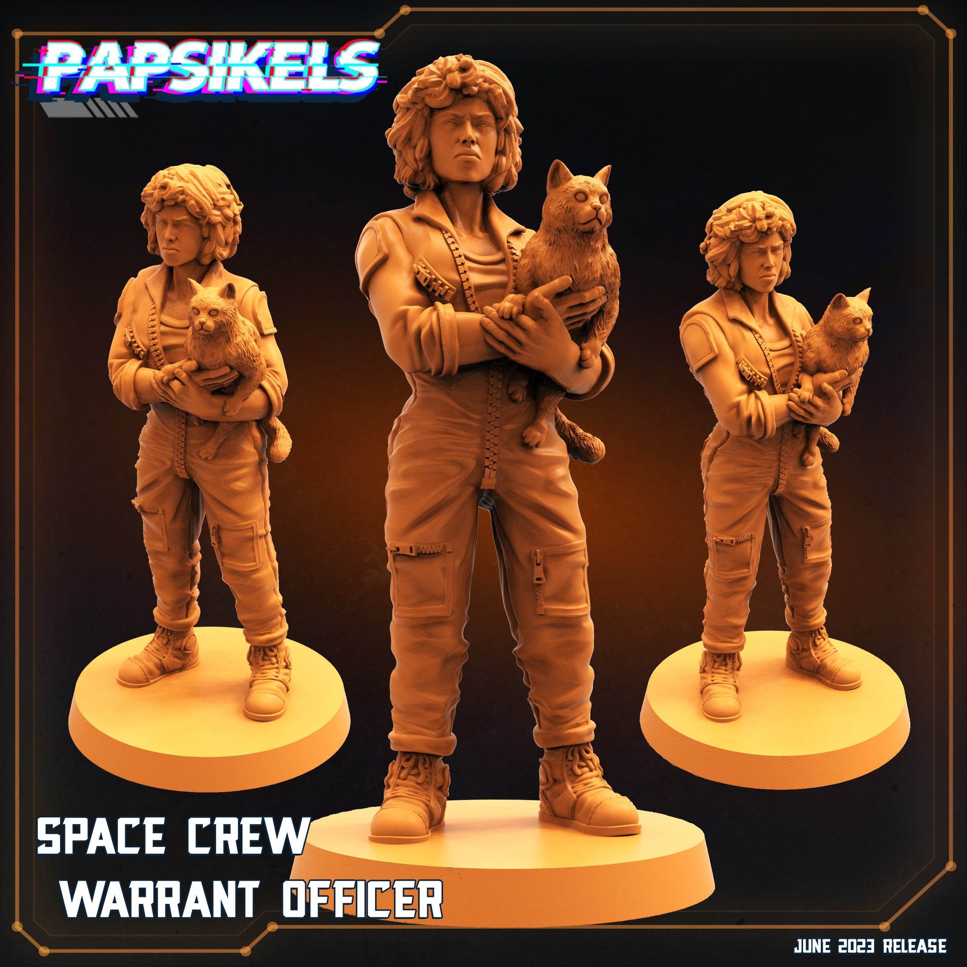 Aliens Vs Humans Vol 5 by Papsikels Miniatures 3D Printed Sci-Fi Warhammer Resin Miniatures by Magical Mini Workshop