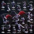 The Crimson Masquerade by DM Stash 3D Printed Vampire DnD Pathfinder Tabletop Resin Miniatures by Magical Mini Workshop