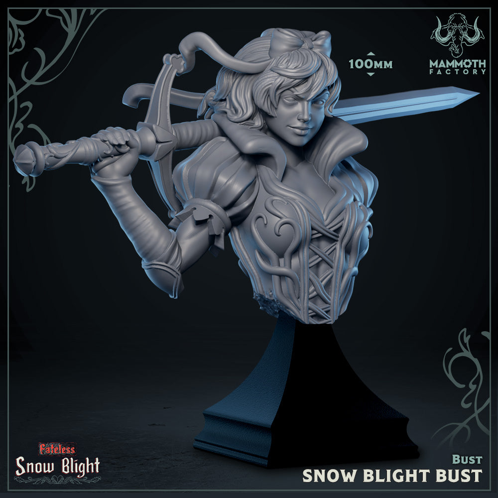 Snow Blight by Mammoth Factory 3D Printed DnD Pathfinder Tabletop Resin Miniatures