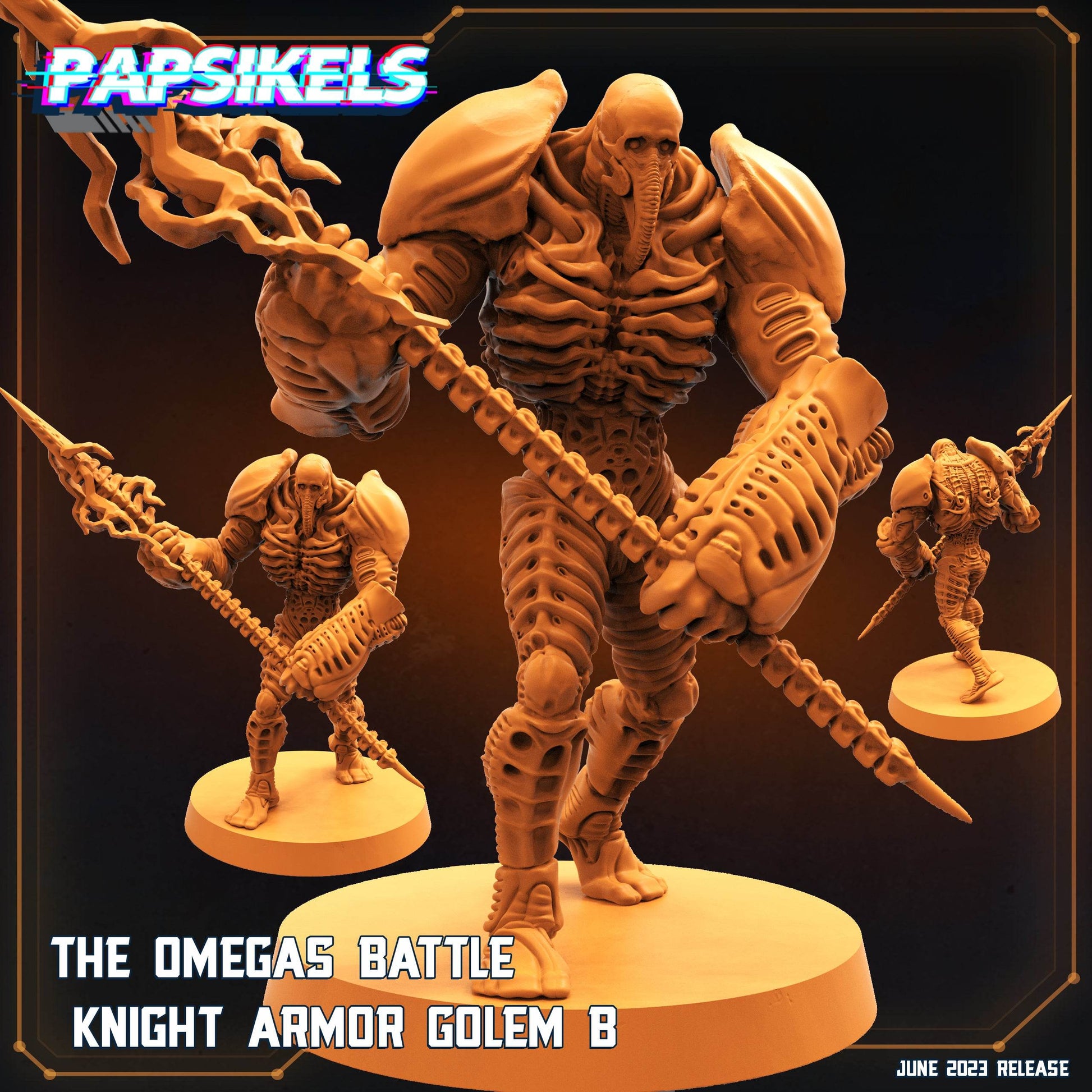 Aliens Vs Humans Vol 5 by Papsikels Miniatures 3D Printed Sci-Fi Warhammer Resin Miniatures by Magical Mini Workshop