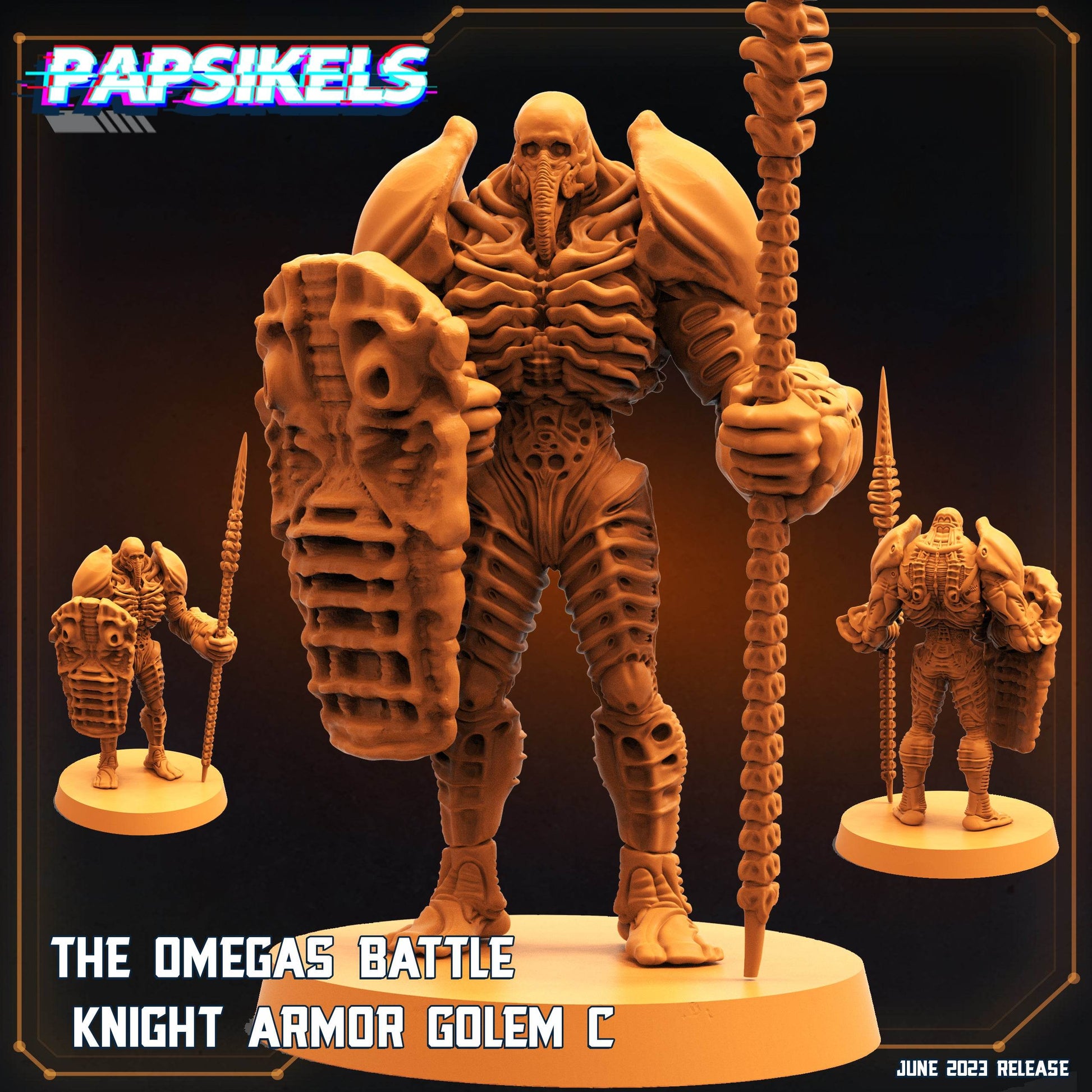 Aliens Vs Humans Vol 5 by Papsikels Miniatures 3D Printed Sci-Fi Warhammer Resin Miniatures by Magical Mini Workshop