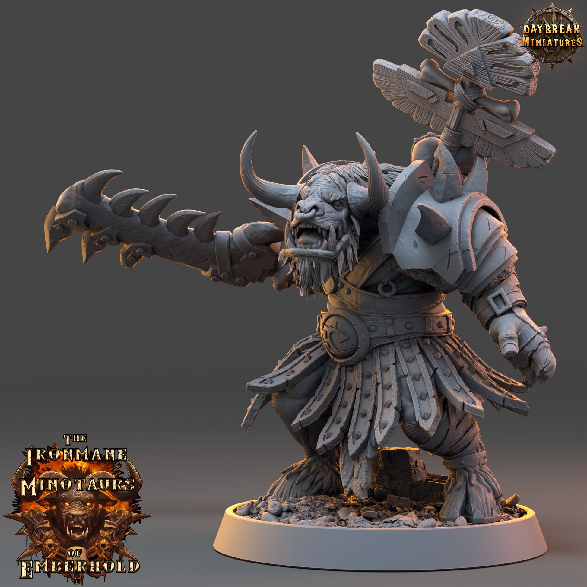 Ironmane Minotaurs miniature