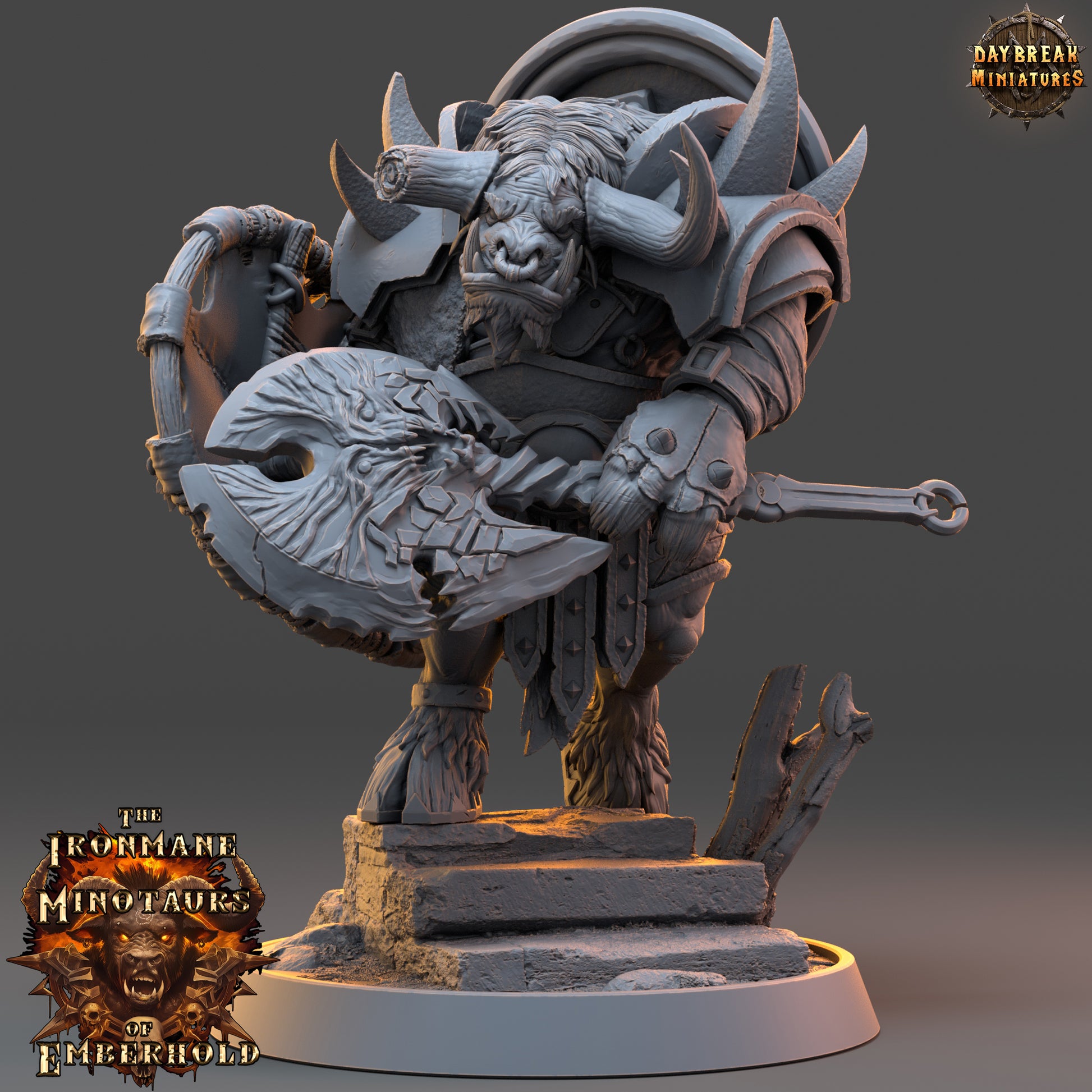 Ironmane Minotaurs miniature