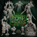 The Last Roar of the Beast by Great Grimoire 3D Printed Beastman DnD Pathfinder Tabletop Resin Miniatures by Magical Mini Wor