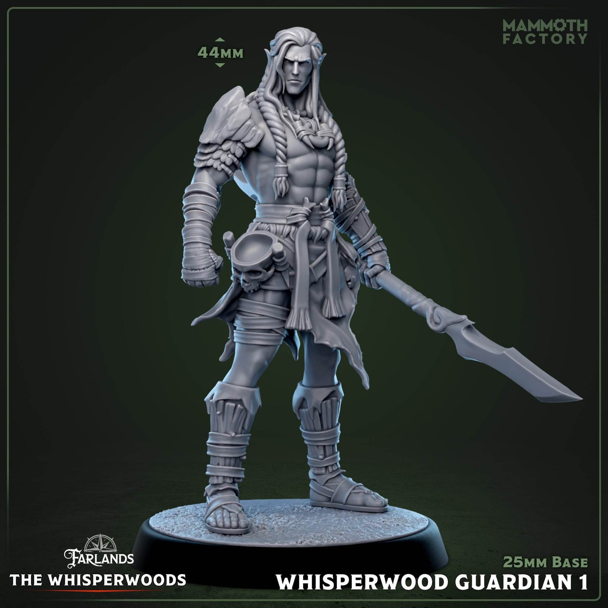 Whisperwood by Mammoth Factory 3D Printed DnD Pathfinder Tabletop Resin Miniatures by Magical Mini Workshop