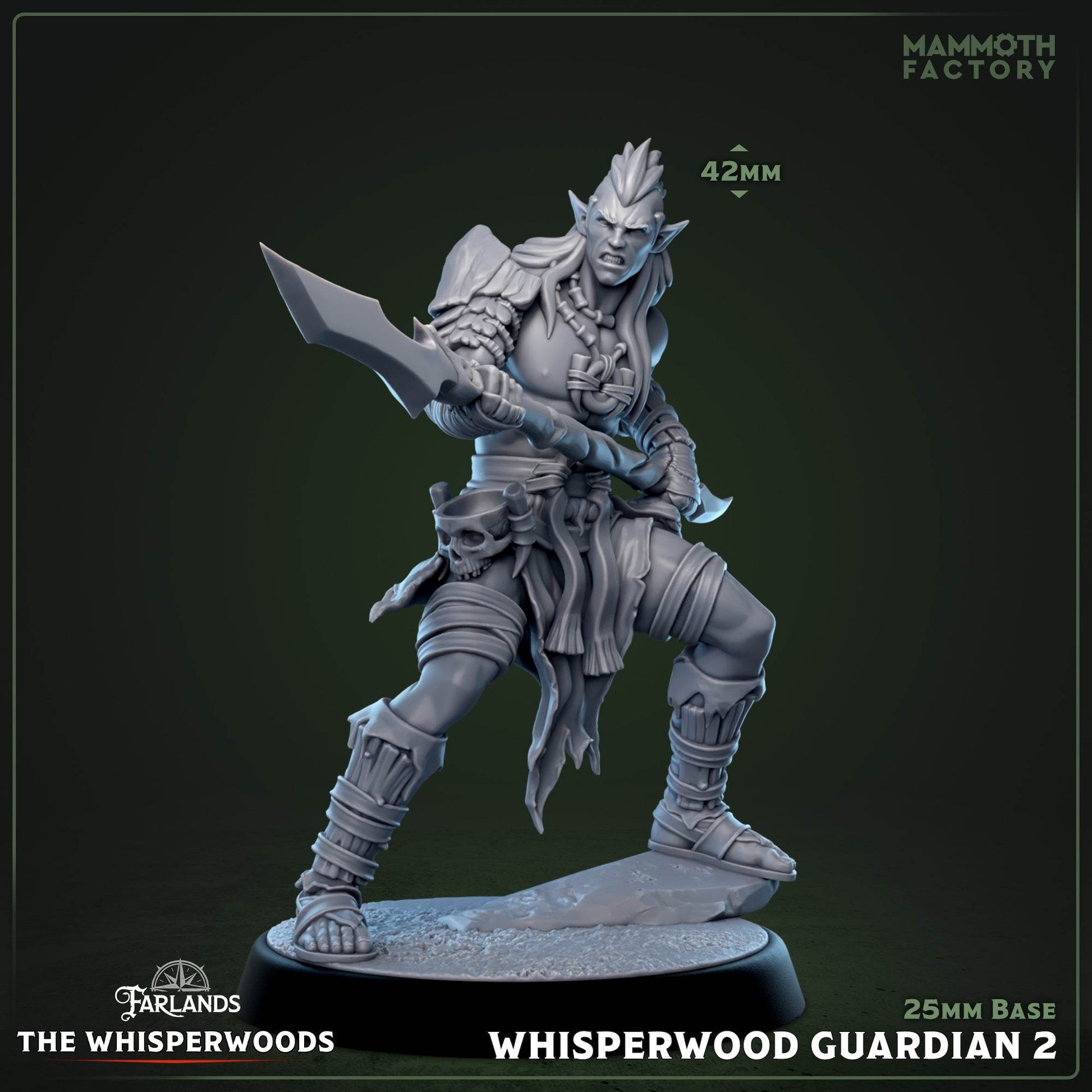 Whisperwood by Mammoth Factory 3D Printed DnD Pathfinder Tabletop Resin Miniatures by Magical Mini Workshop