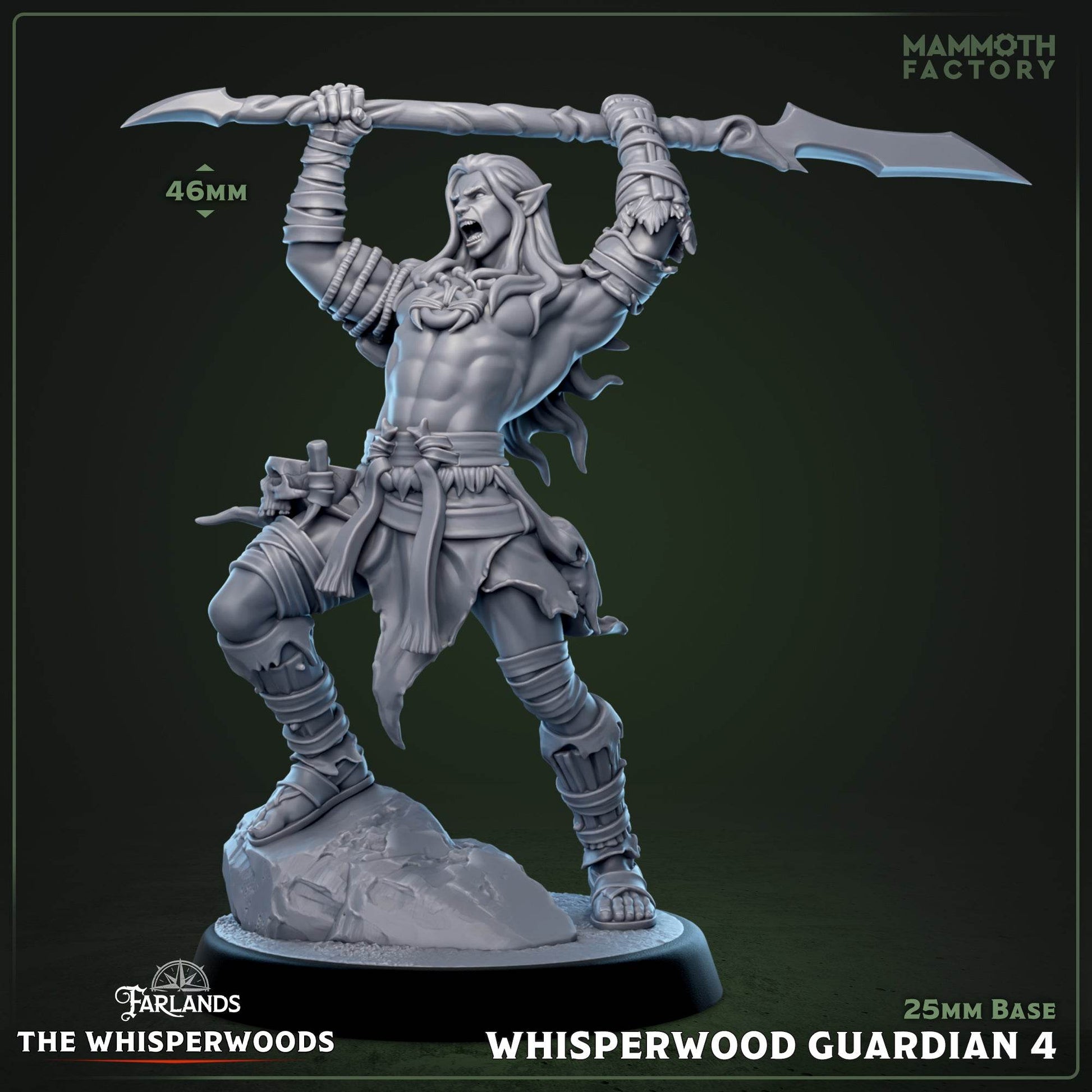 Whisperwood by Mammoth Factory 3D Printed DnD Pathfinder Tabletop Resin Miniatures by Magical Mini Workshop