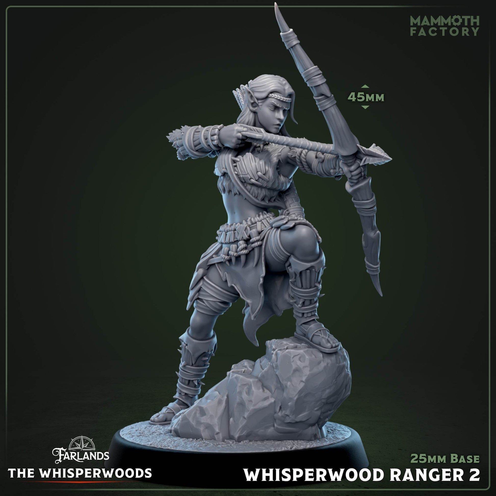 Whisperwood by Mammoth Factory 3D Printed DnD Pathfinder Tabletop Resin Miniatures by Magical Mini Workshop