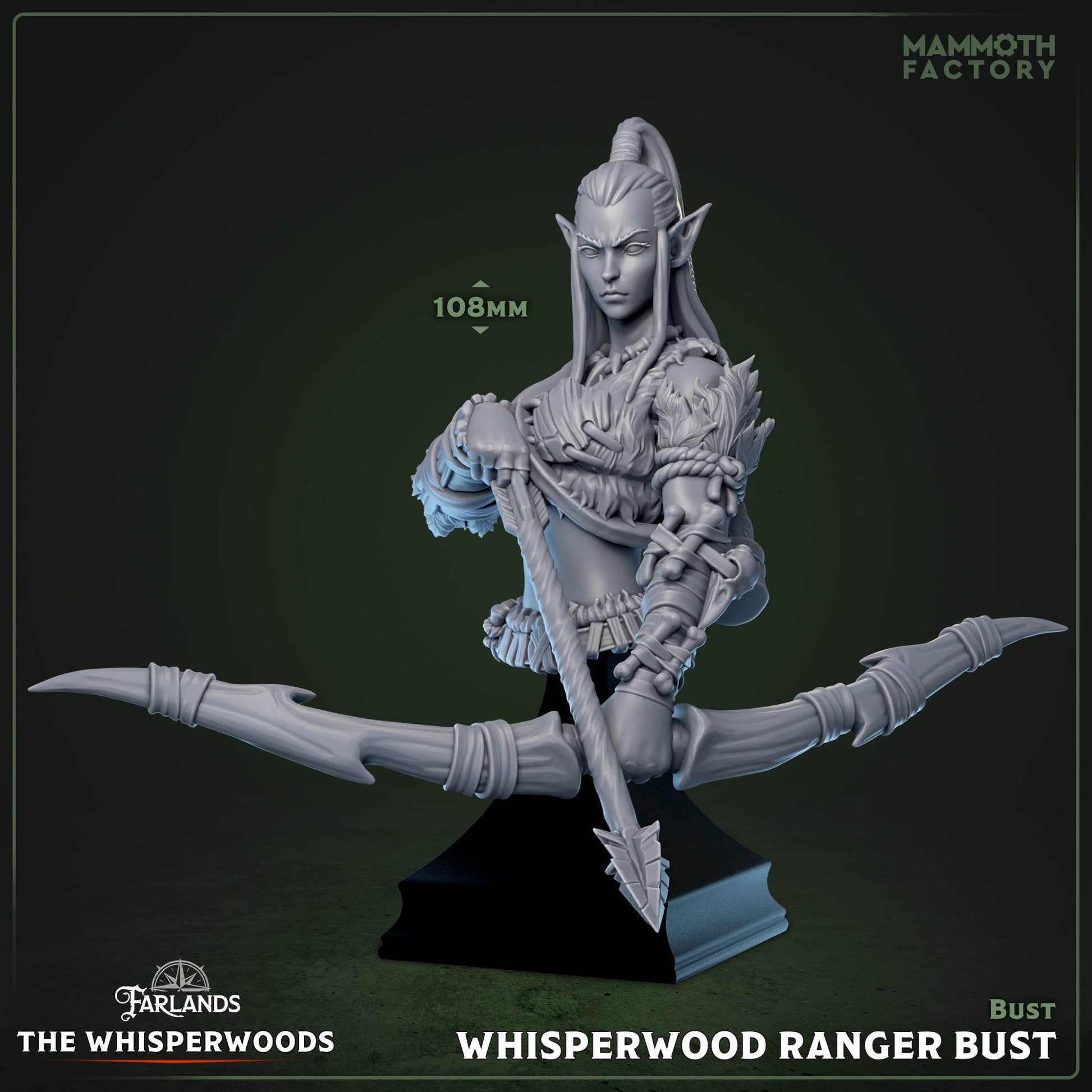 Whisperwood by Mammoth Factory 3D Printed DnD Pathfinder Tabletop Resin Miniatures by Magical Mini Workshop