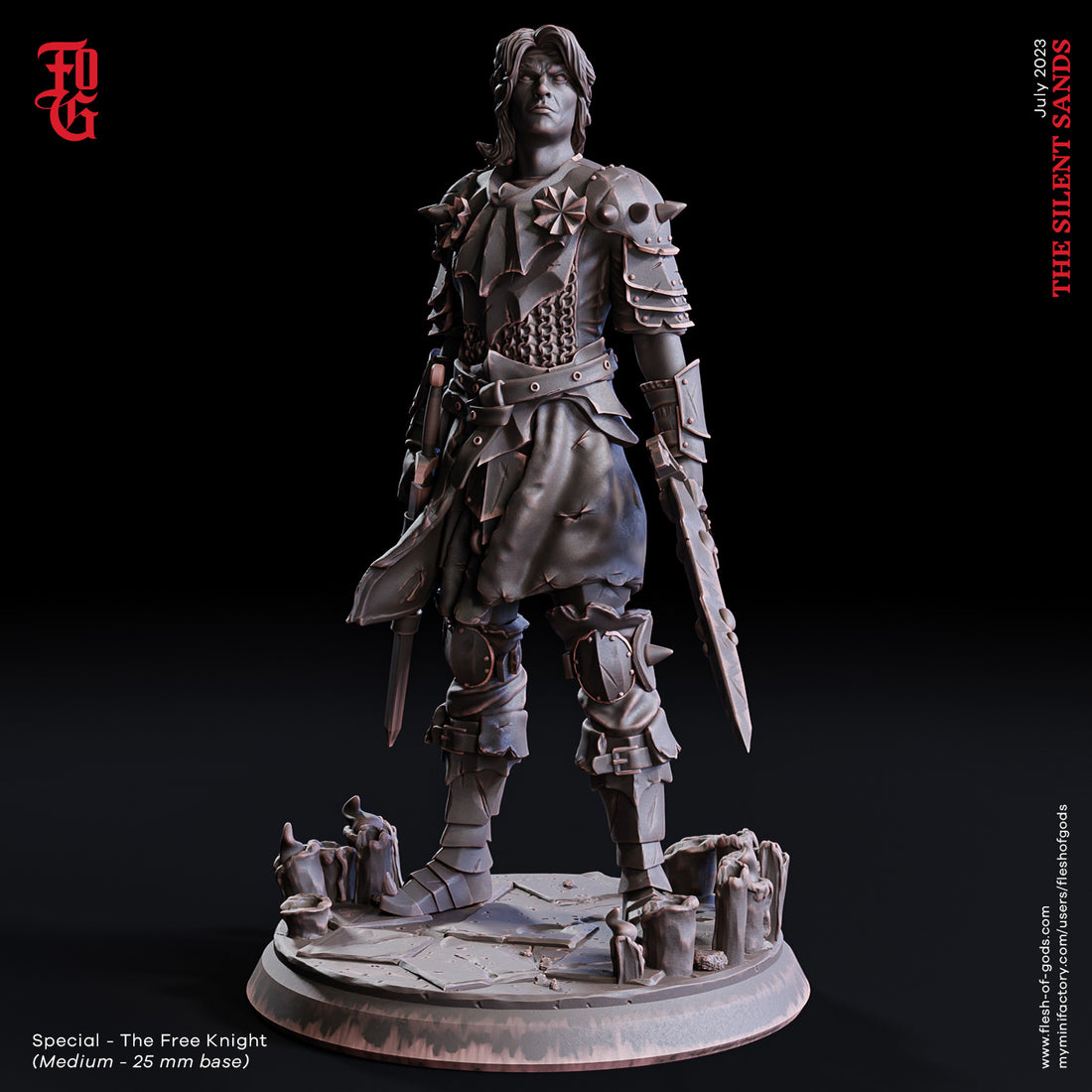 Silent Sands by Flesh of Gods 3D Printed DnD Pathfinder Tabletop Resin Miniatures