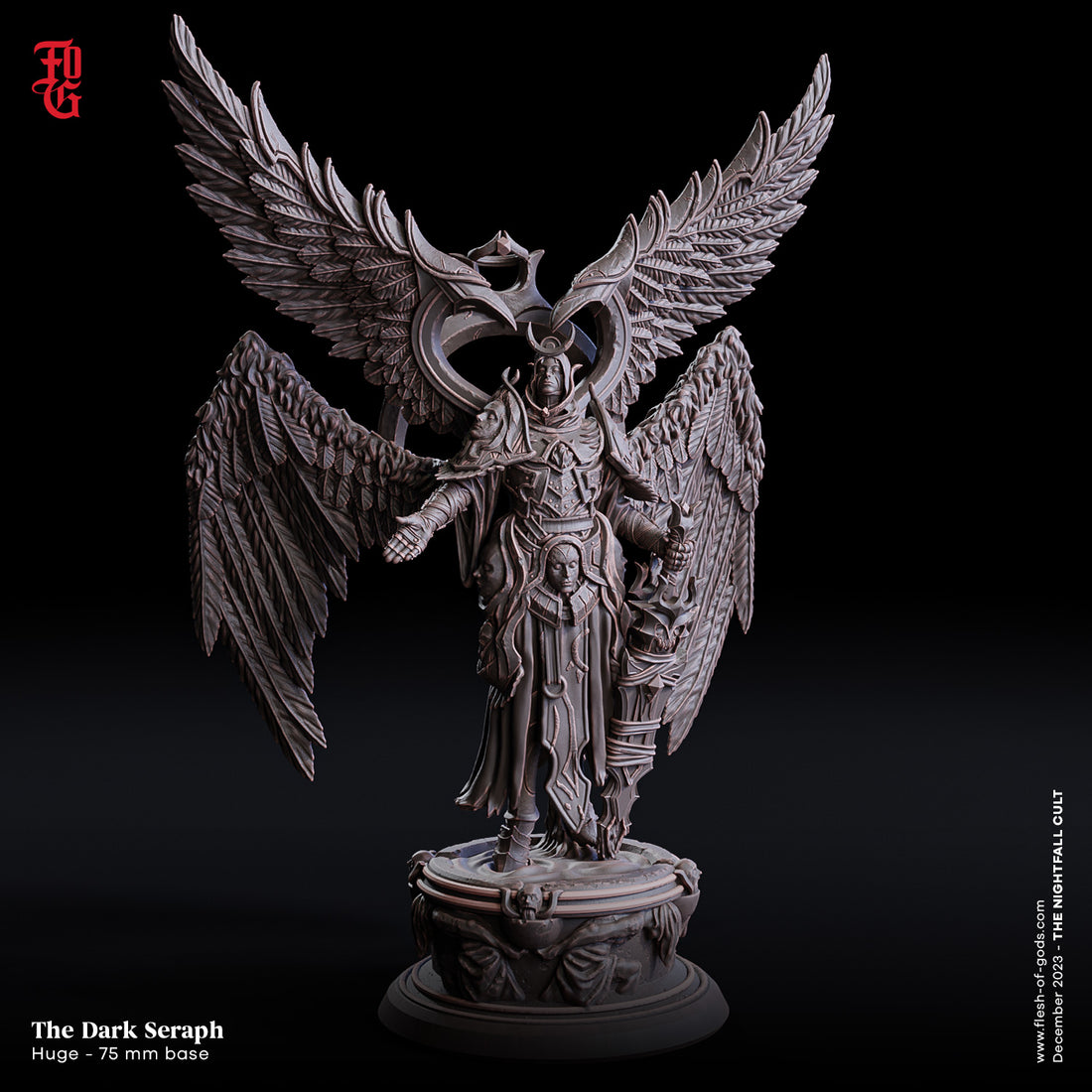 Nightfall Cult by Flesh of Gods 3D Printed DnD Pathfinder Tabletop Resin Miniatures