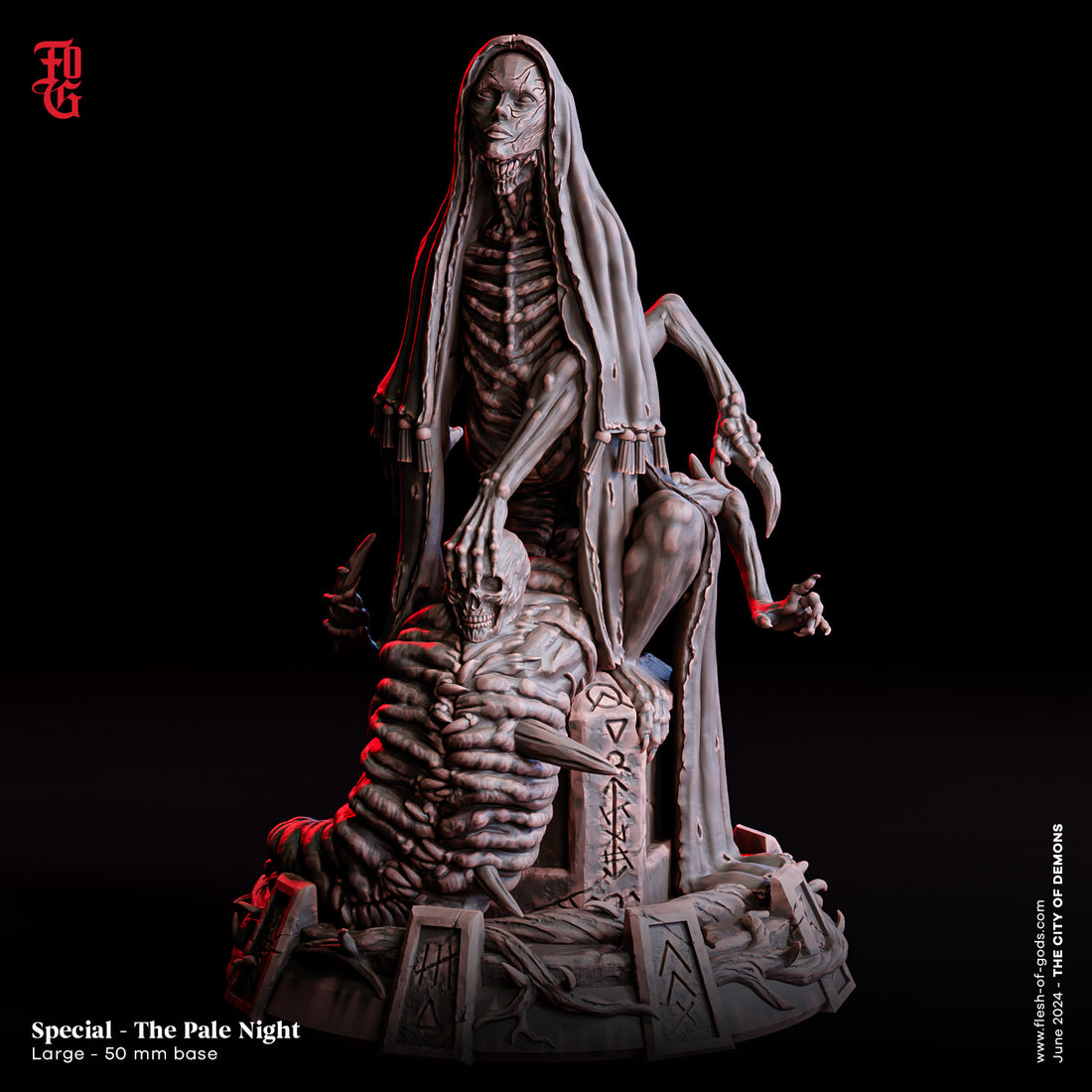 City of Demons by Flesh of Gods 3D Printed DnD Pathfinder Tabletop Resin Miniatures