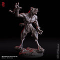 Blood Moon Hunt by Flesh of Gods 3D Printed DnD Werewolf Pathfinder Tabletop Resin Miniatures by Magical Mini Workshop