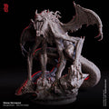 Blood Moon Hunt by Flesh of Gods 3D Printed DnD Werewolf Pathfinder Tabletop Resin Miniatures by Magical Mini Workshop