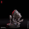 Blood Moon Hunt by Flesh of Gods 3D Printed DnD Werewolf Pathfinder Tabletop Resin Miniatures by Magical Mini Workshop