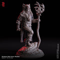 Blood Moon Hunt by Flesh of Gods 3D Printed DnD Werewolf Pathfinder Tabletop Resin Miniatures by Magical Mini Workshop