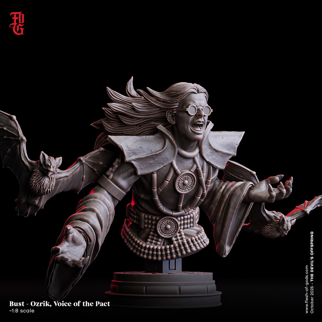 The Devil's Offspring by Flesh of Gods 3D Printed DnD Pathfinder Tabletop Resin Miniatures