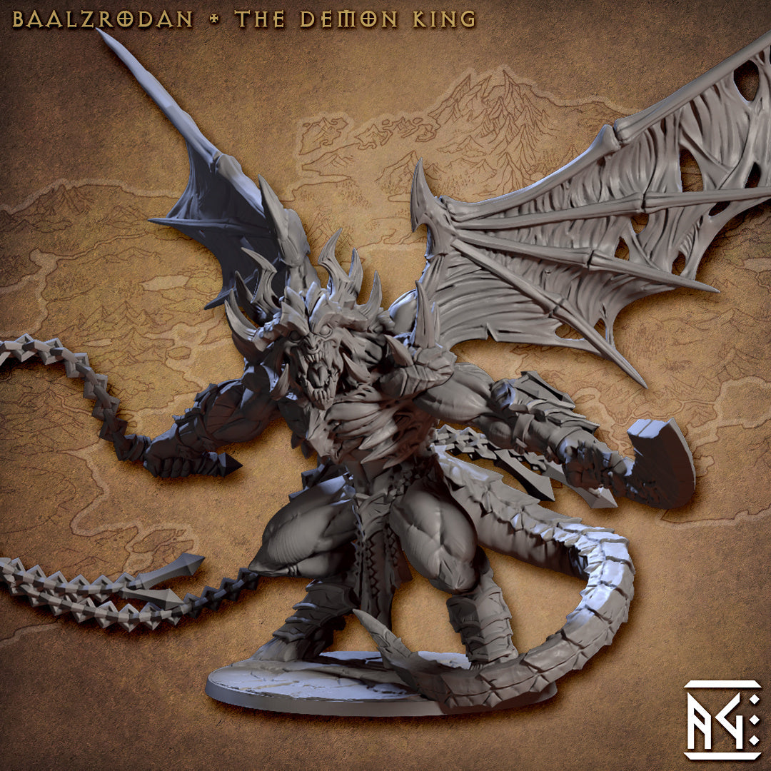 Demon King's Spawn by Artisan Guild 3D Printed DnD Pathfinder Tabletop Resin Miniatures